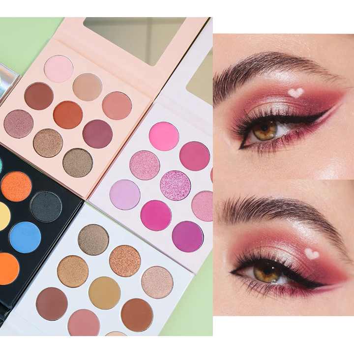 DIY Custom Your Own Brand Eyeshadow Pan Pigmented Vegan Eyeshadow Pallet Private Label Eyeshadow Palette 