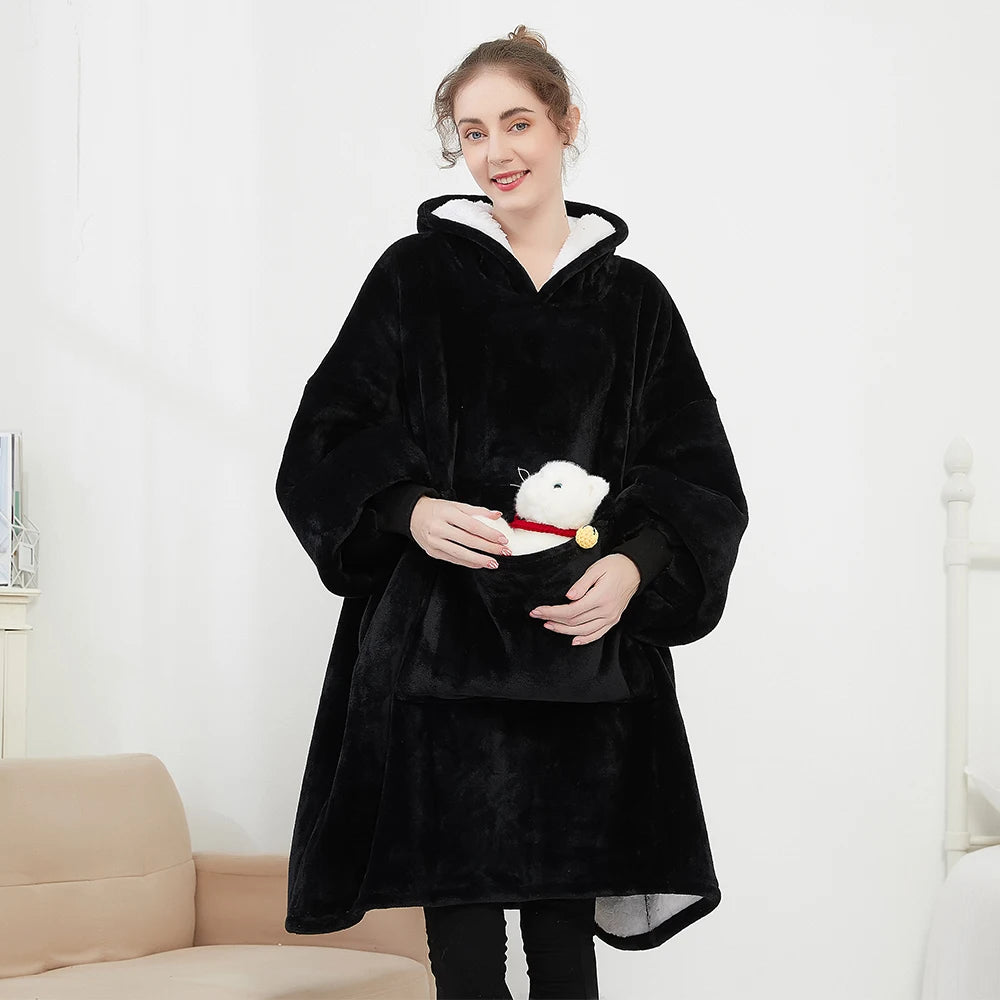 Large winter jacket - fitness training suit 