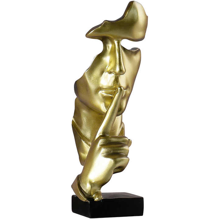 Polystyrene statues, thinker statue, abstract art, statues. 