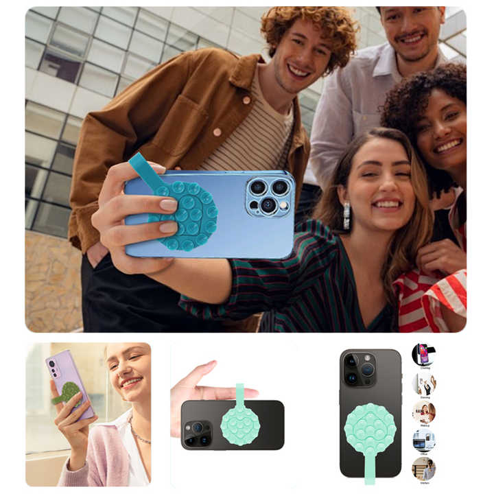 Handheld Cell Phone Accessories Holder Silicone 