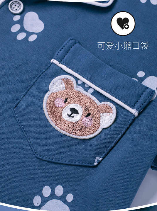 Children's Nightgown Boys Pajamas Wholesale Printed Shirt and Sleep Suit Sets Indonesia UK African Suits PJs for Kids 