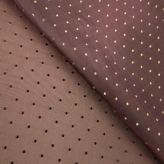 acquard Fabric- قماش جاكار منقط ببطانة