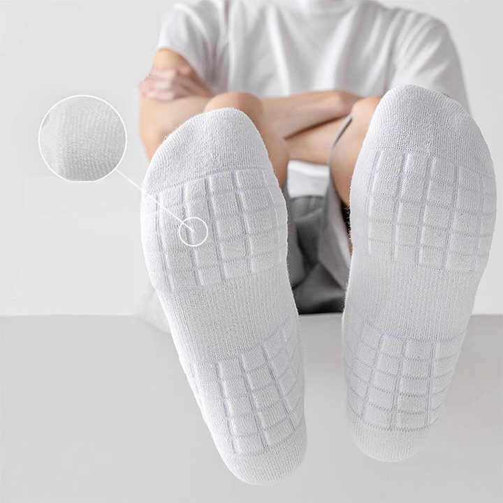 Custom Logo Gym Tennis Socks Mid Crew Solid Color Athletic Ankle 