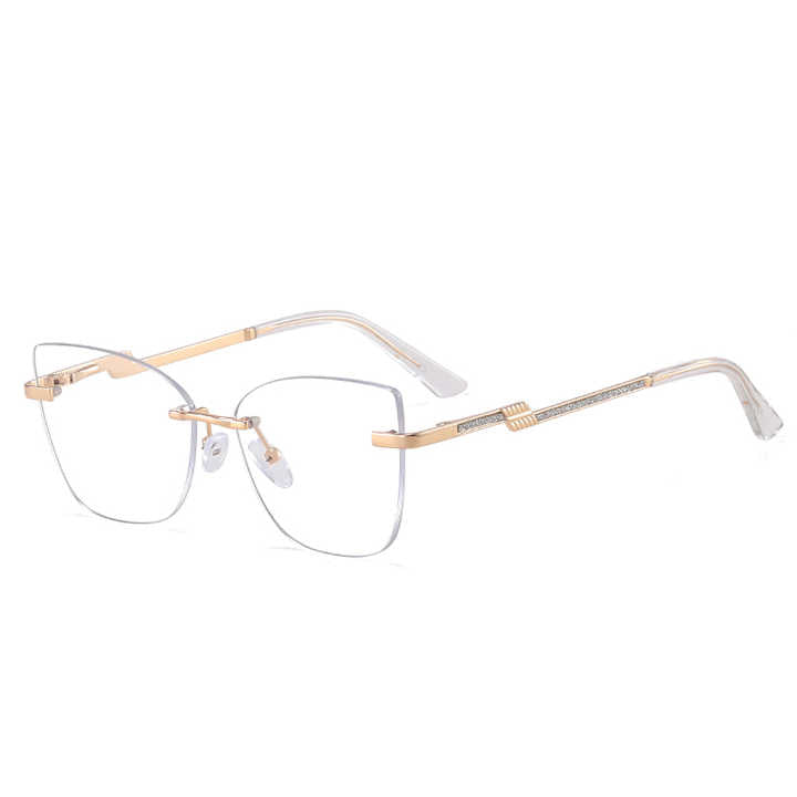 Women's Metal Optical Glasses -نظارات طبية معدنية للنساء