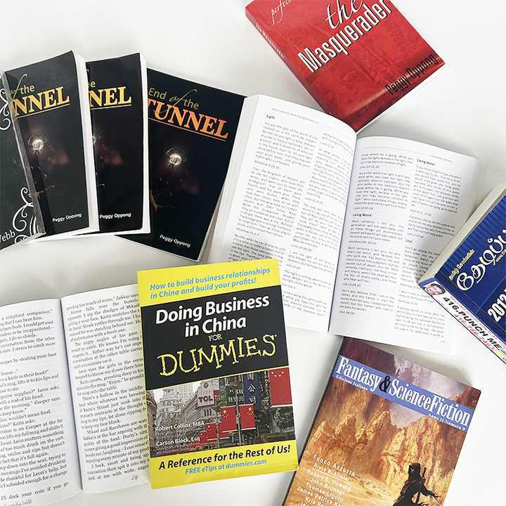 Fast Delivery Personalized English Books Perfect Bound Story Novel Paperback Book Custom Printing Service 