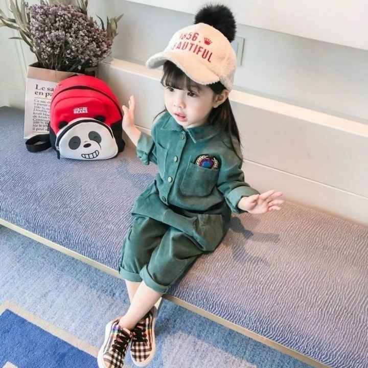 مجموعة ملابس Mannufecturer الخريف . Mannufecturer Autumn 2 Pieces Children's Clothing Set