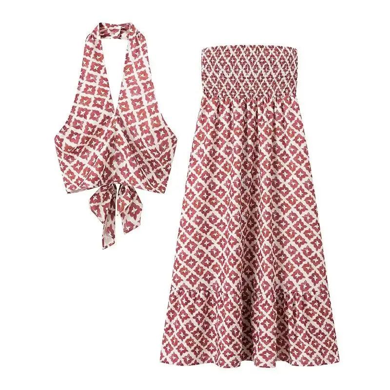 Two-piece blouse
