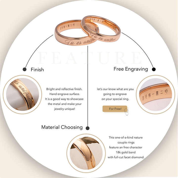 wedding ring set 