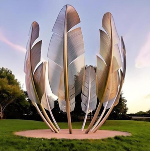 Luxury feather floor decor