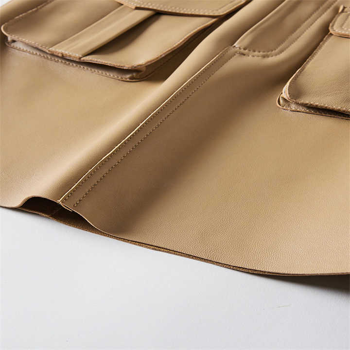 Sexy leather skirt for women 