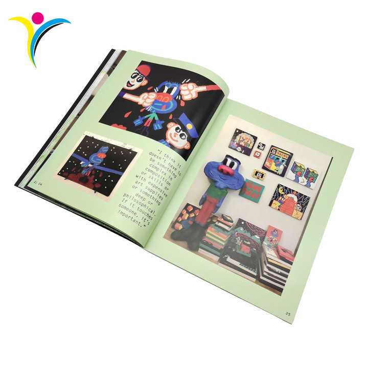 High Quality Print Custom Paper Magazine Full Color Softcover Book Printing Factory 
