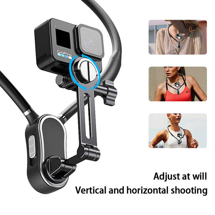 Neck camera holder 