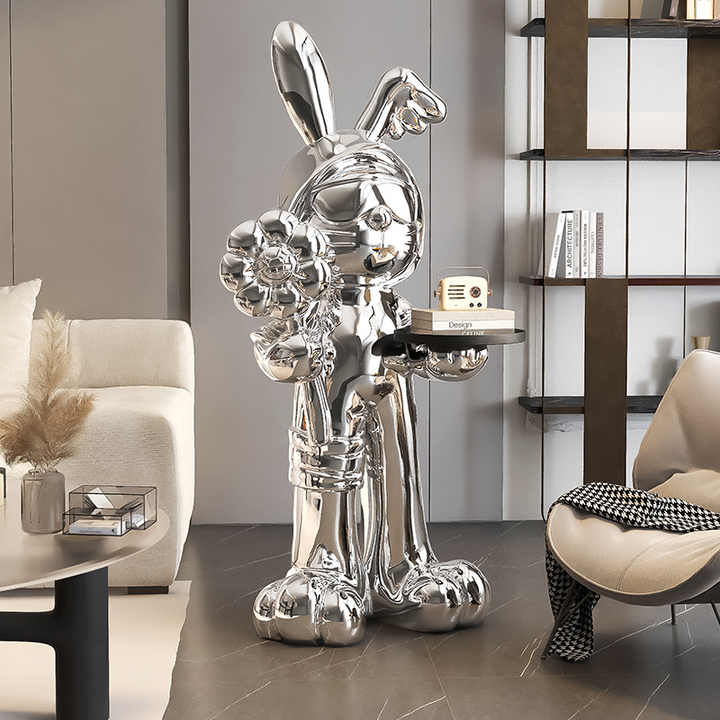 Large Cartoon Rabbit Floor Decorations 