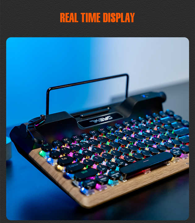 لوحة مفاتيح ميكانيكية للألعاب لاسلكية جديدة . New Optical Custom Wireless Mechanical Gaming