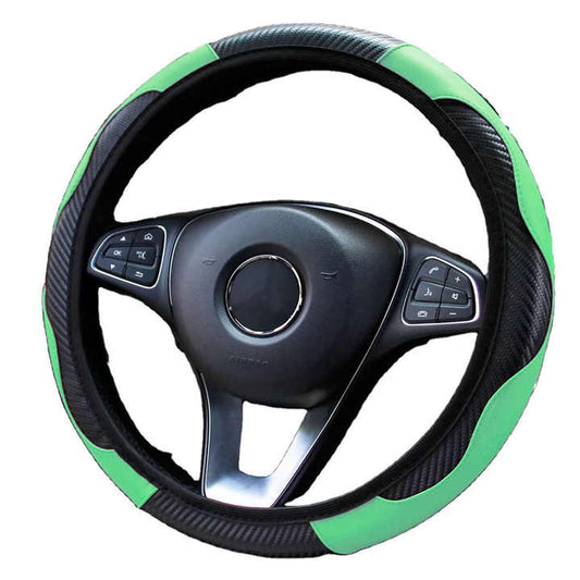 Comfortable and wear-resistant car accessories carbon leather without inner ring suitable cover 