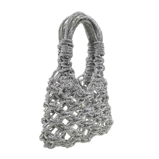 حقيبة سهرة مزينة بأحجار الراين