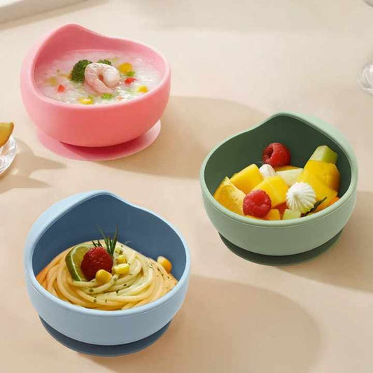 Bpa Free Non-spill Strong-مجموعة ملاعق وأطباق تغذية الأطفال