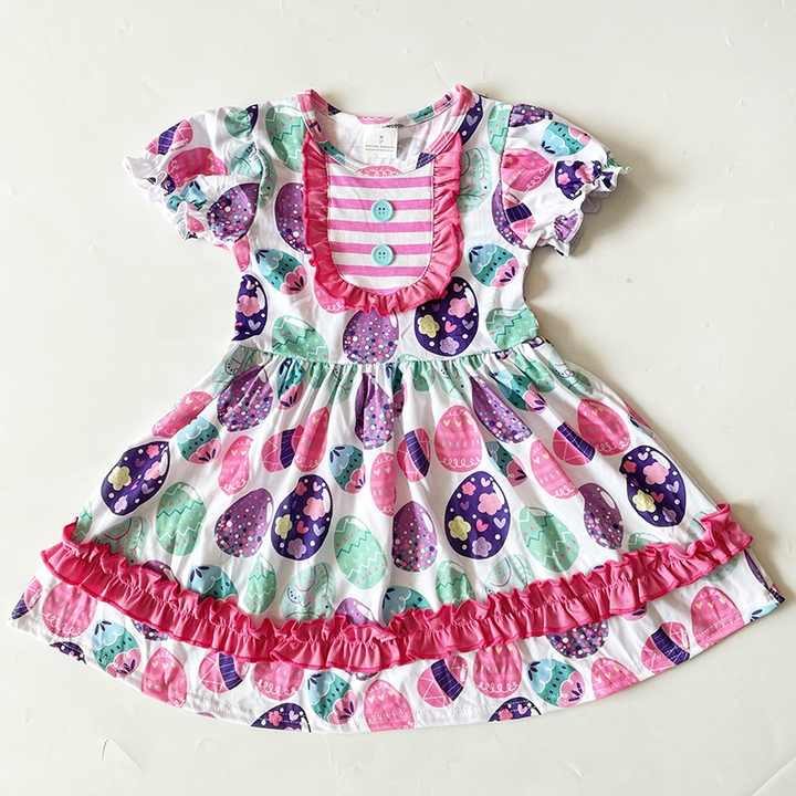 RTS Spring Summer Baby Girls Dress-فستان بناتي ربيعي