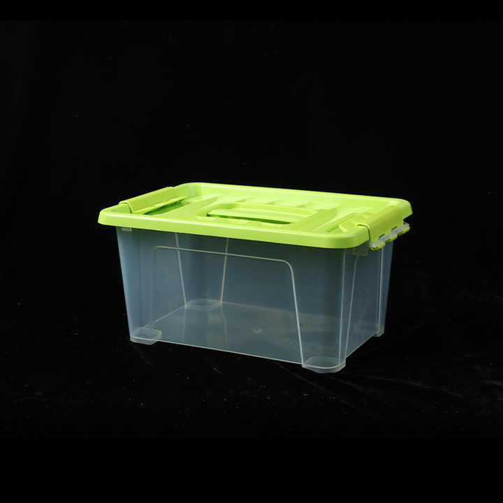 Multipurpose clear plastic storage boxes