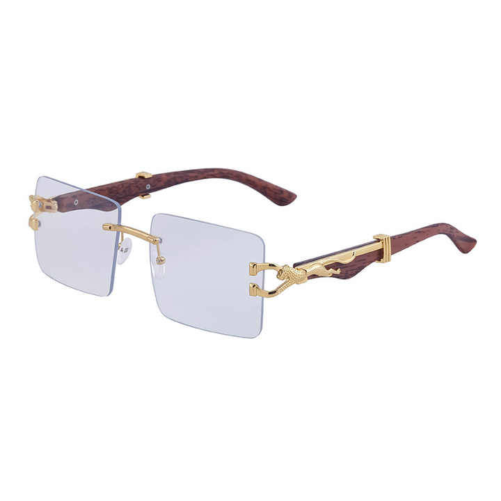 Fashionable sunglasses with a head