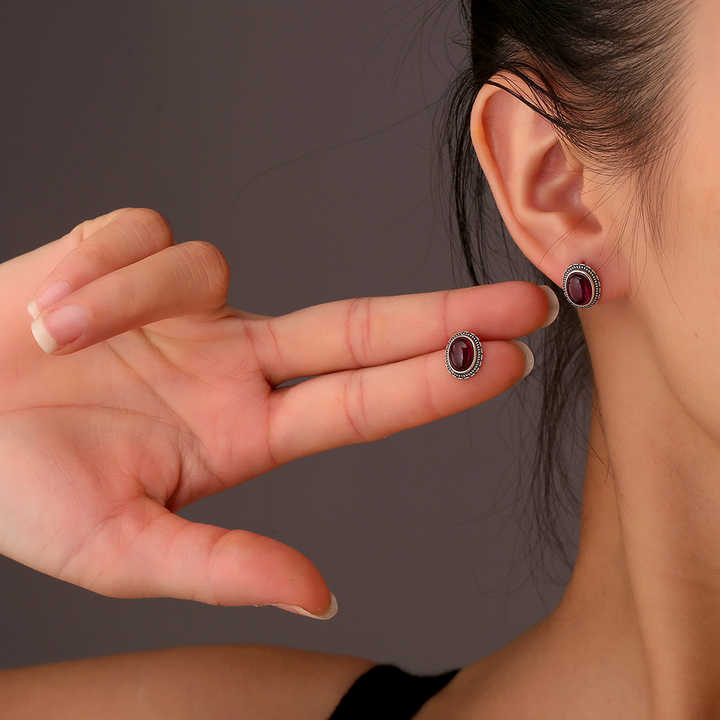 silver earrings 