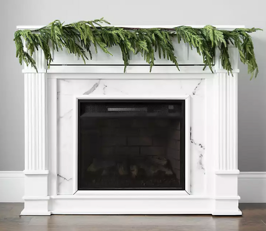 ديكور خشب الصنوبر العشبي