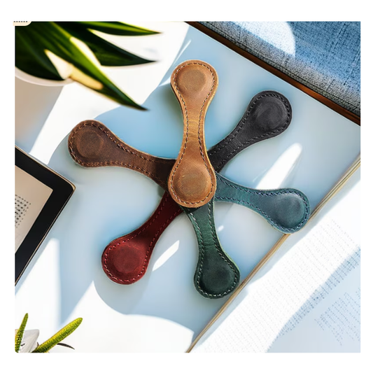 RTS Leather Magnetic Bookmark-علامة مرجعية