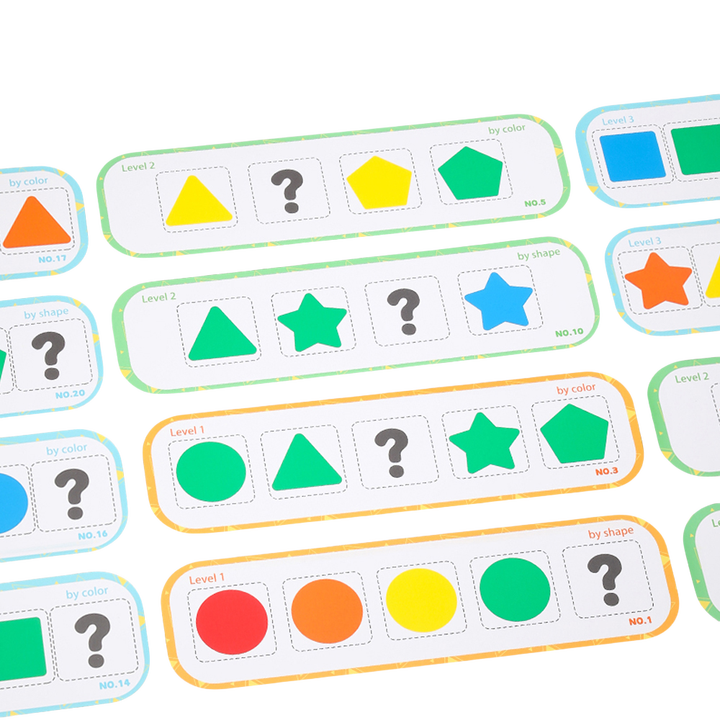 Montessori Unisex Box 2024, Wooden Color, Geometric 