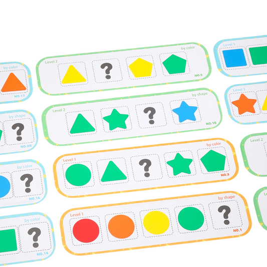 Montessori Unisex Box 2024, Wooden Color, Geometric 