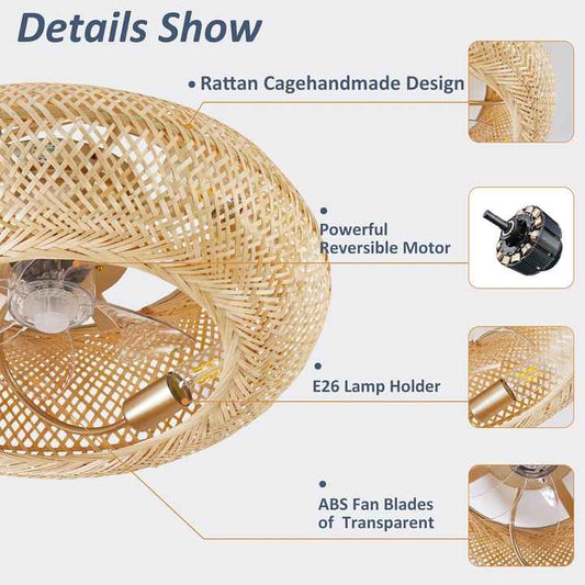 مروحة سقف منخفضة الارتفاع