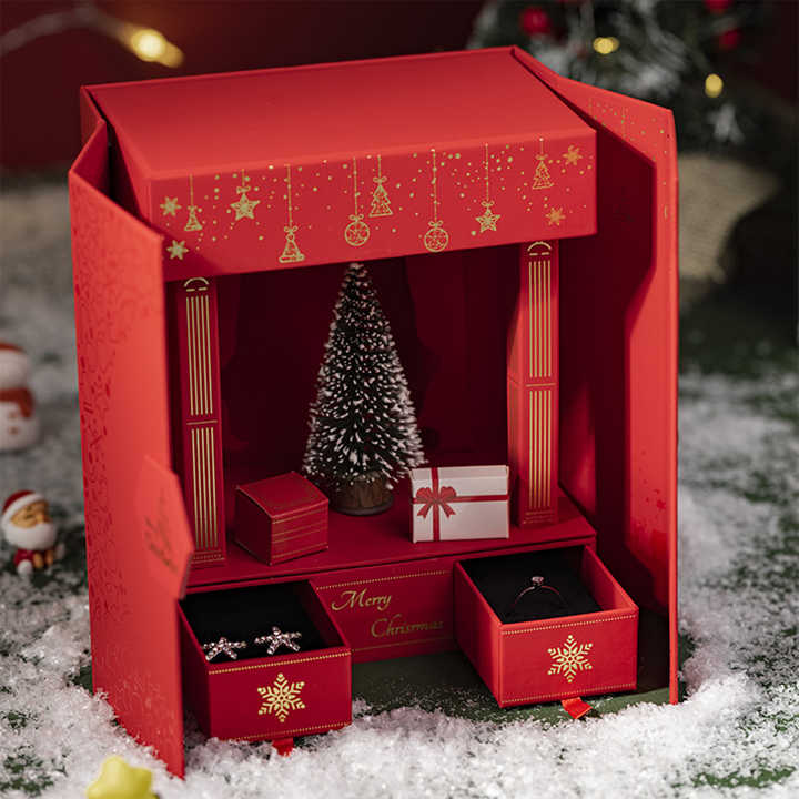 Christmas Jewelry Box Christmas Music Gift Box 