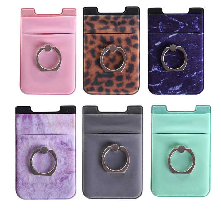 3M Phone Card Holder with Cell Phone Ring Wallet Stick 