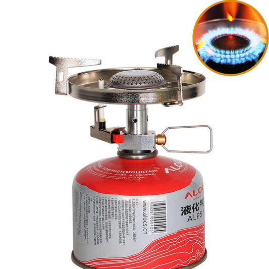 ملحق موقد غاز للتخييم مصنوع من الفولاذ قابل . Folding Steel Camping Gas Stove Accessory