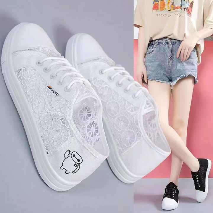 Hongyan Hot Selling White-أحذية هونغيان القماشية