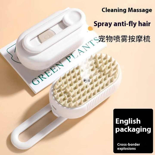 شحن USB جديد 3 في 1 فرشاة تنظيف ذاتي . New USB Charging 3 in 1 Self Cleaning Steam Brush