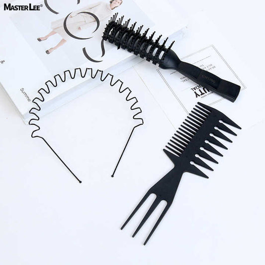 Black Hair Styling Set-barber Hair-مجموعة تصفيف الشعر
