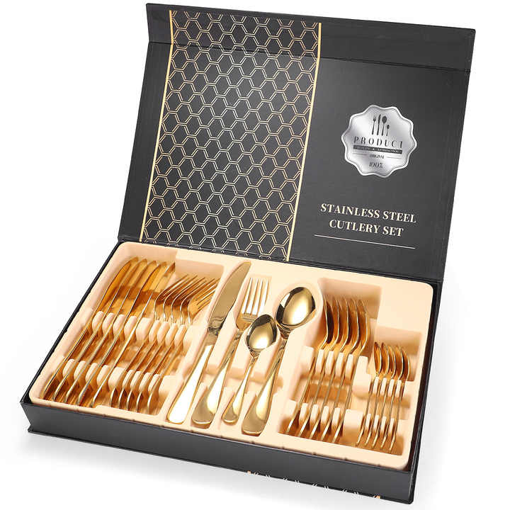 pcs Stainless Steel Cutlery-مجموعة أدوات