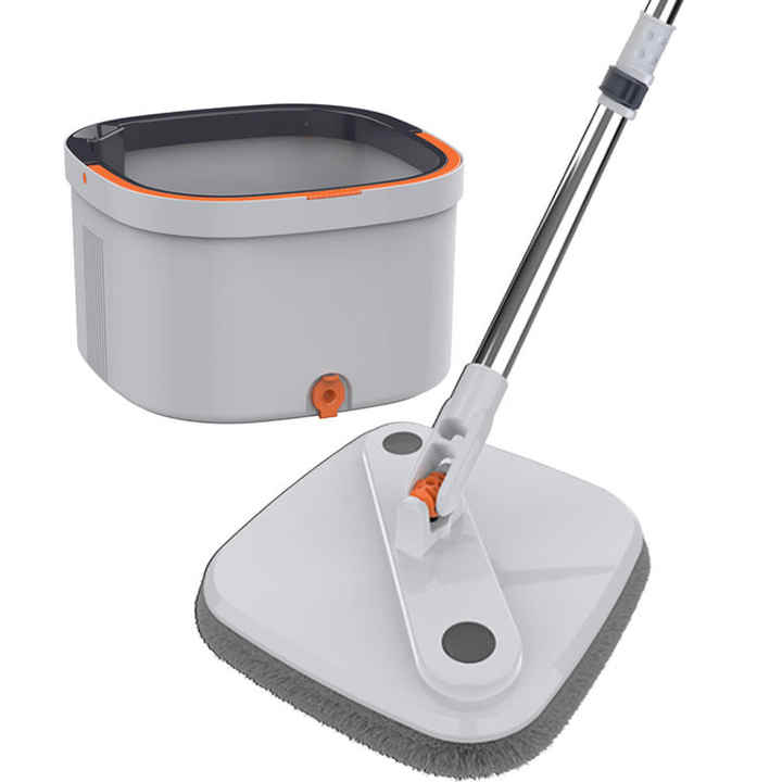 High quality microfiber mop with quality spin and extendable floor handle included for home use 