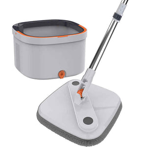 High quality microfiber mop with quality spin and extendable floor handle included for home use 
