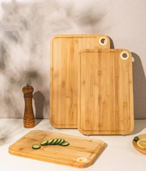 لوح تقطيع خشبي من الخيزران- bamboo wooden board