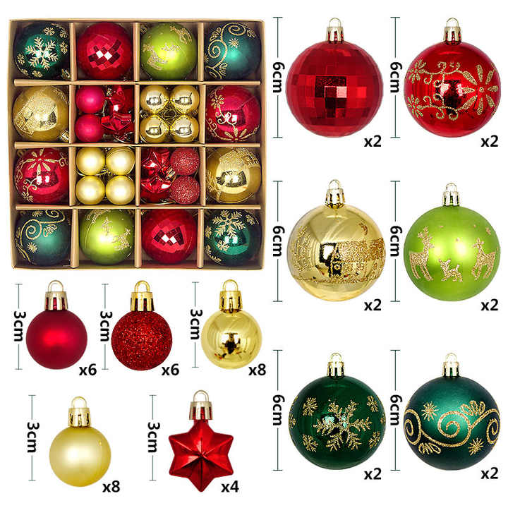 A piece of Christmas tree ornament 
