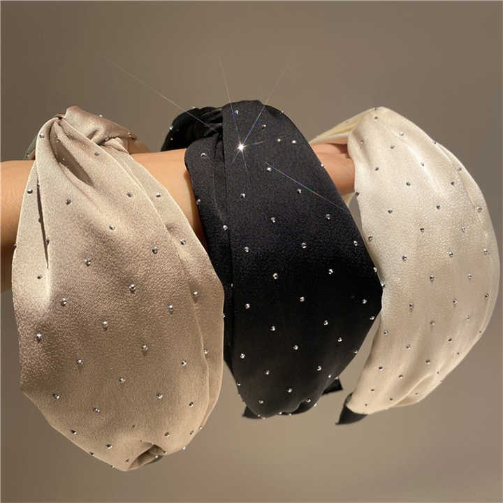 Women's Colorful Hollow Out Rhinestone Headband 