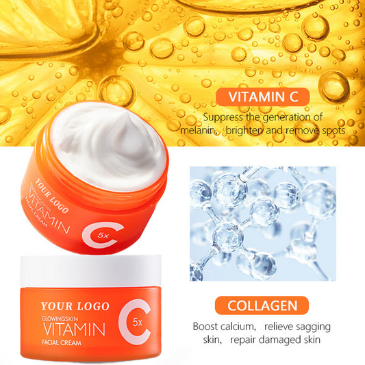 Moisturizer for the Face Vitamin C Face Cream and Lotion with Collagen 