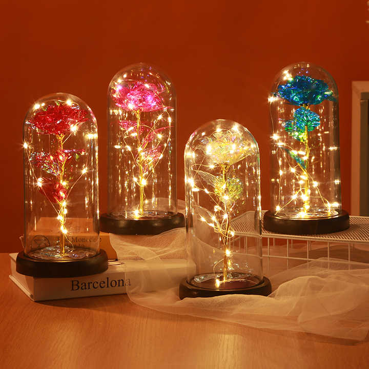 Valentines Gift LED Gold Foil Light 