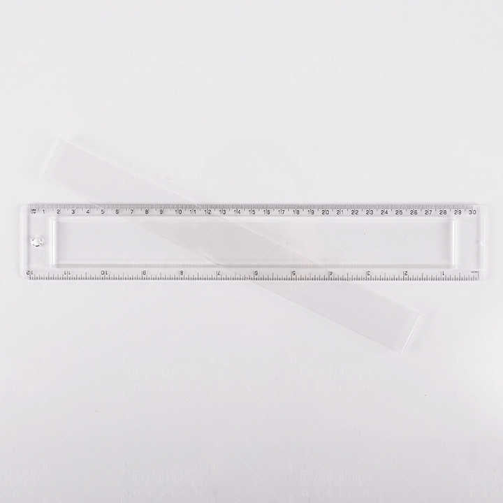 Plastic Scale Ruler 30cm Ruler 