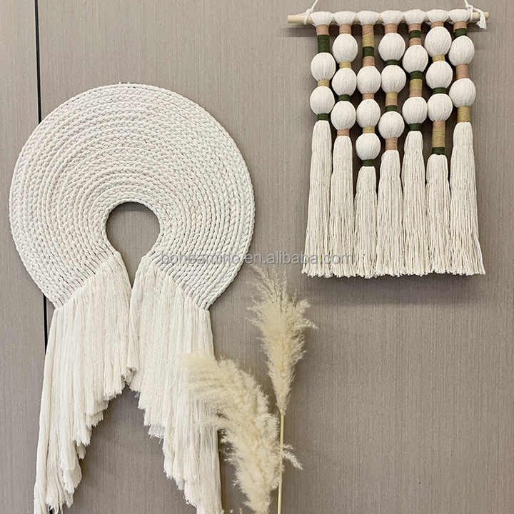 Huge discounts on woven wall hangings. 