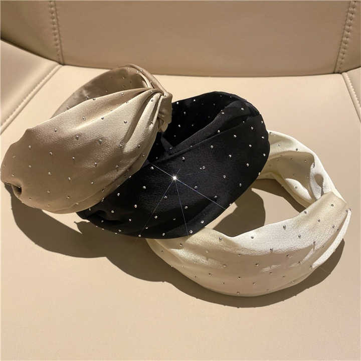 Women's Colorful Hollow Out Rhinestone Headband 