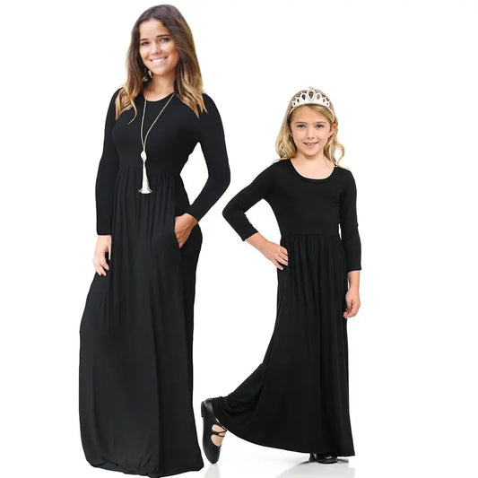 Mother and daughter dress