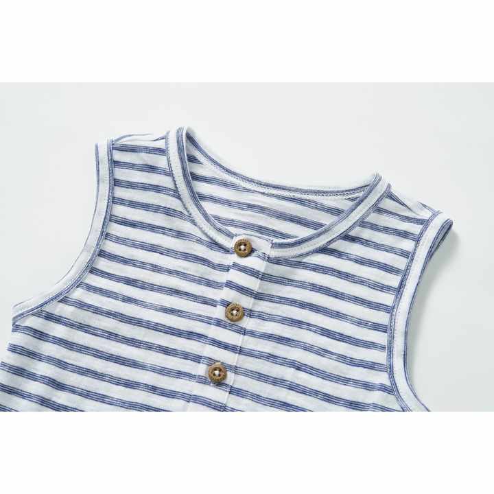 Cotton knitted romper 