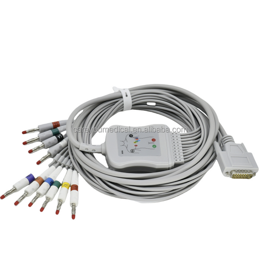 Compact ECG device compatible with EKG machine 